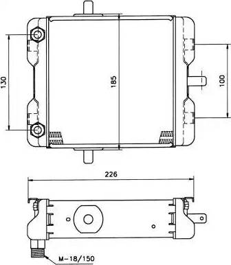 NRF 31053 - Масляний радіатор, рухове масло autocars.com.ua
