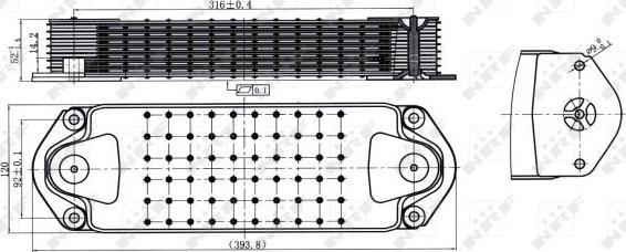 NRF 31198 - Масляний радіатор, рухове масло autocars.com.ua