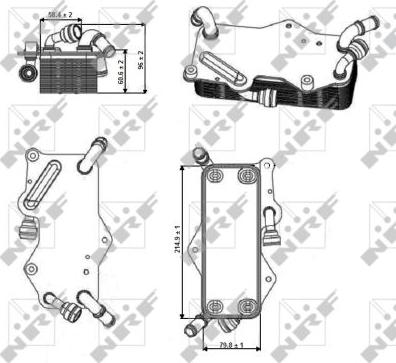 NRF 31269 - Масляний радіатор, автоматична коробка передач autocars.com.ua