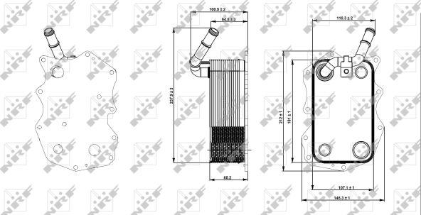 NRF 31271 - Масляний радіатор, рухове масло autocars.com.ua