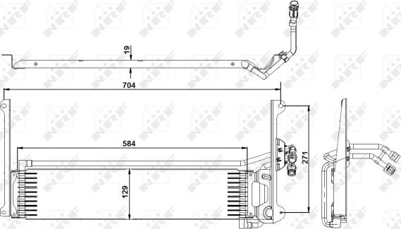 NRF 31360 - радіатор оливний VW Tiguan 2.0 TDI-TSI 07- теплоо autocars.com.ua