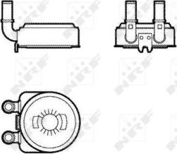 NRF 31739 - Масляний радіатор, рухове масло autocars.com.ua