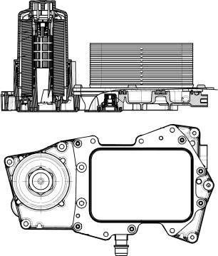 NRF 31827 - Корпус, масляный фильтр avtokuzovplus.com.ua