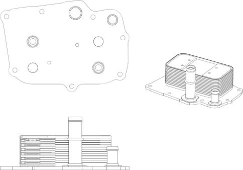 NRF 31841 - Масляний радіатор, рухове масло autocars.com.ua