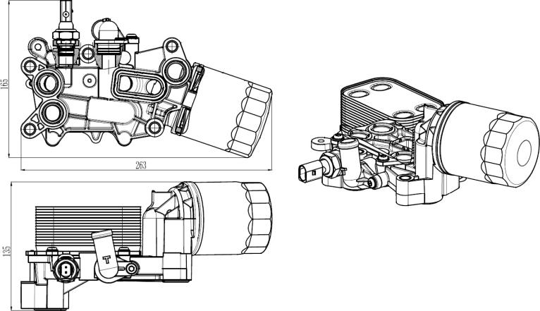 NRF 31845 - Масляний радіатор, рухове масло autocars.com.ua