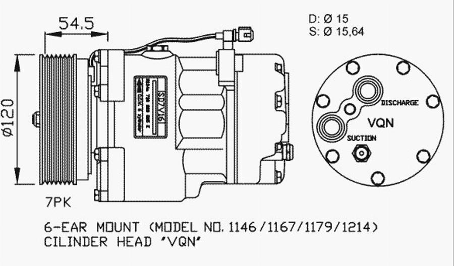 NRF 32056 - Компрессор кондиционера autodnr.net