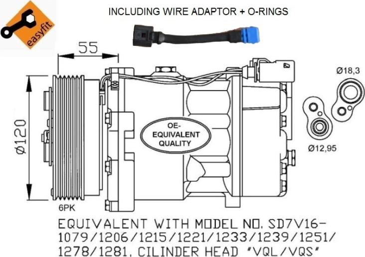 NRF 32064 - Компресор, кондиціонер autocars.com.ua