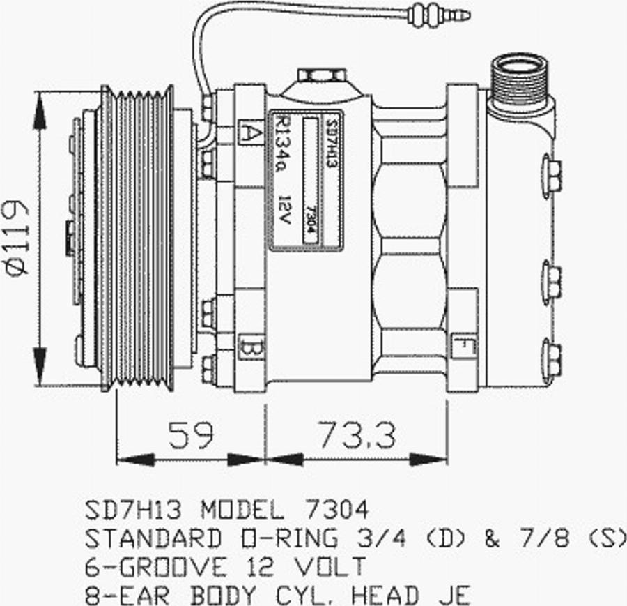 NRF 32140 - Компрессор кондиционера autodnr.net