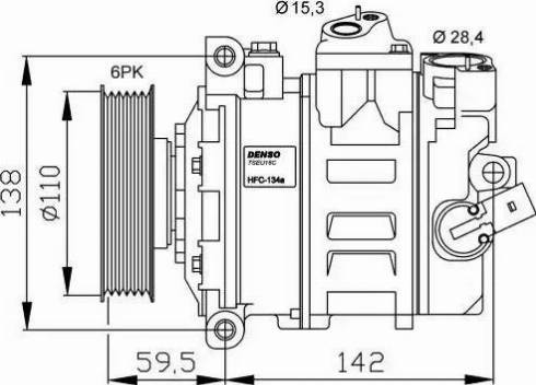 NRF 32146G - Компрессор кондиционера autodnr.net