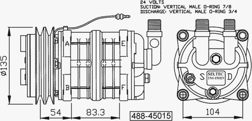 NRF 32157 - Компрессор кондиционера autodnr.net