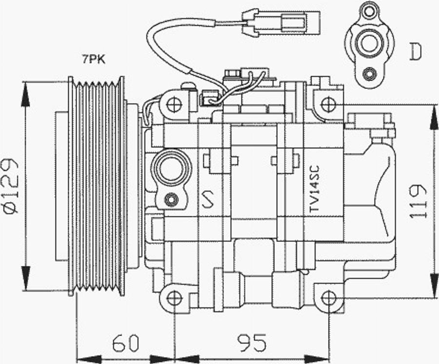 NRF 32180 - Компрессор кондиционера autodnr.net