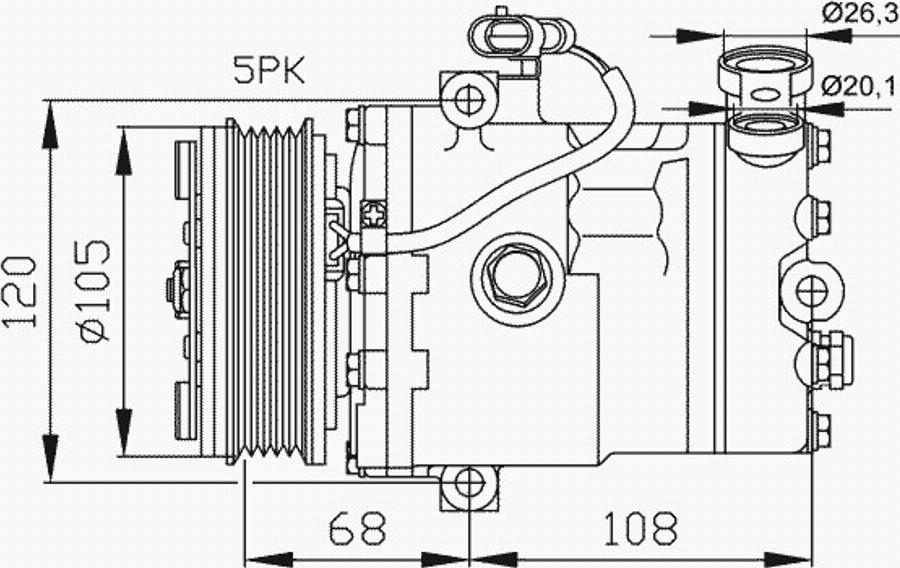 NRF 32194 - Компрессор кондиционера autodnr.net