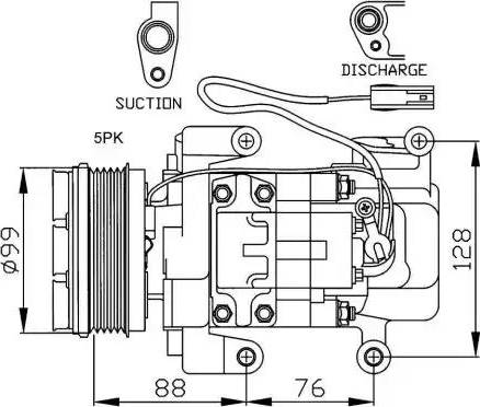 NRF 32234G - Компрессор кондиционера autodnr.net