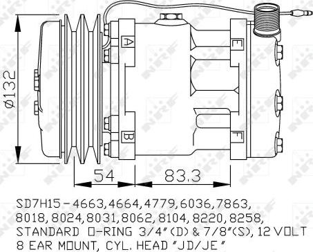 NRF 32238 - Компресор, кондиціонер autocars.com.ua