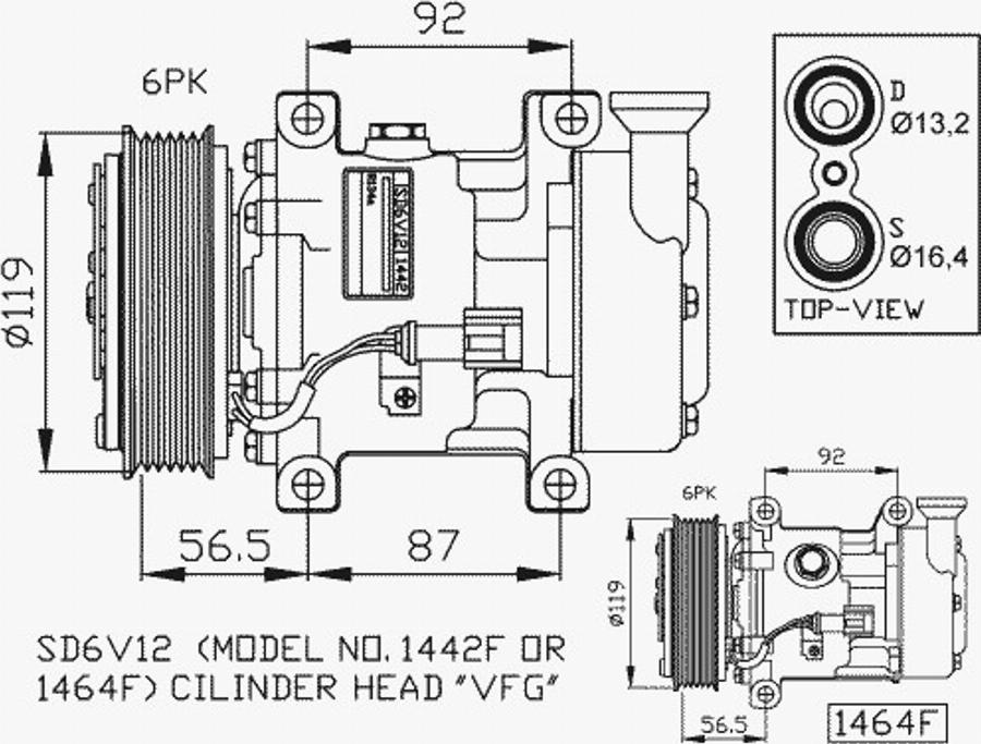 NRF 32260 - Компрессор кондиционера autodnr.net