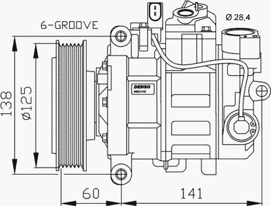 NRF 32264 - Компрессор кондиционера autodnr.net