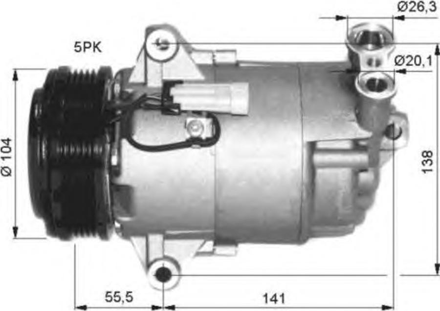 NRF 32396 - Компрессор кондиционера autodnr.net