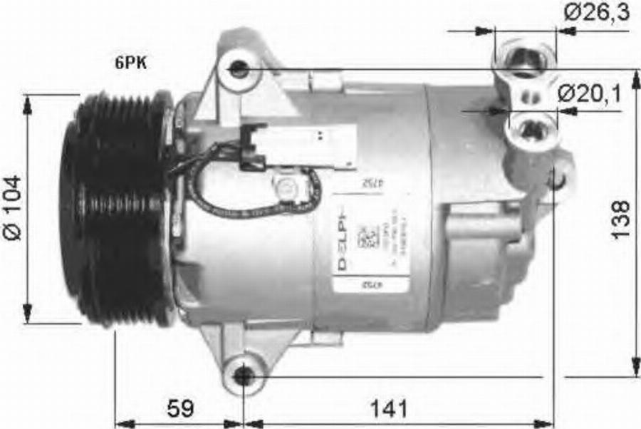 NRF 32400 - Компрессор кондиционера autodnr.net