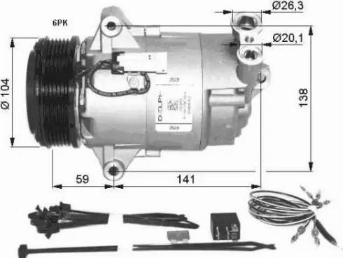 NRF 32427G - Компресор, кондиціонер autocars.com.ua