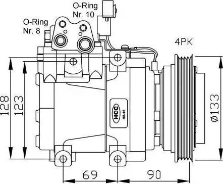 NRF 32446G - Компресор, кондиціонер autocars.com.ua