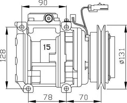 NRF 32452G - Компресор, кондиціонер autocars.com.ua