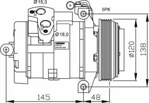 NRF 32470G - Компресор, кондиціонер autocars.com.ua