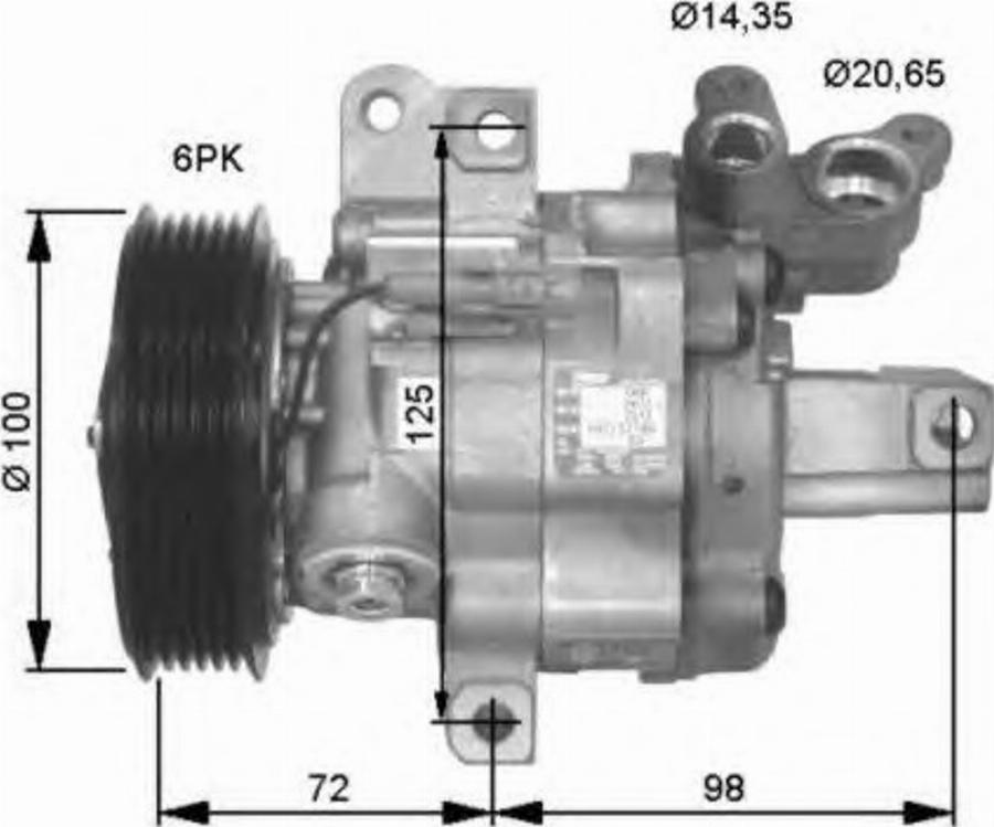 NRF 32476 - Компрессор кондиционера autodnr.net