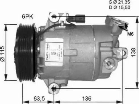 NRF 32482G - Компресор, кондиціонер autocars.com.ua