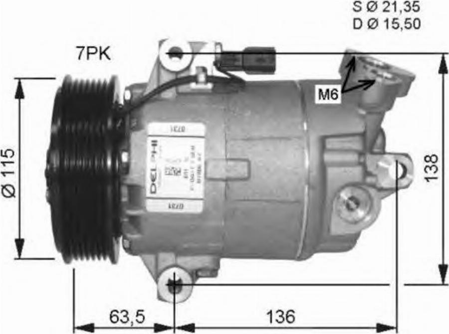 NRF 32488 - Компрессор кондиционера avtokuzovplus.com.ua