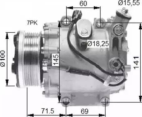 NRF 32491G - Компрессор кондиционера autodnr.net