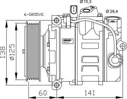 NRF 32509G - Компрессор кондиционера autodnr.net