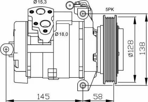 NRF 32697G - Компрессор кондиционера autodnr.net