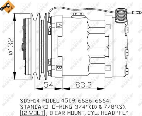 NRF 32798 - Компрессор кондиционера autodnr.net