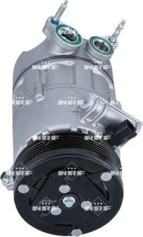 NRF 32846 - Компресор, кондиціонер autocars.com.ua