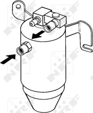 NRF 33046 - Осушувач, кондиціонер autocars.com.ua