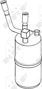 NRF 33051 - Осушитель, кондиционер avtokuzovplus.com.ua