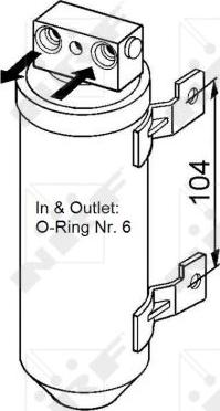 NRF 33053 - Осушитель, кондиционер autodnr.net