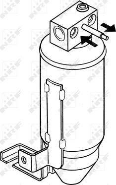 NRF 33092 - Осушитель, кондиционер autodnr.net