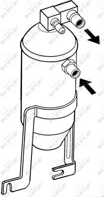 NRF 33093 - Осушувач, кондиціонер autocars.com.ua