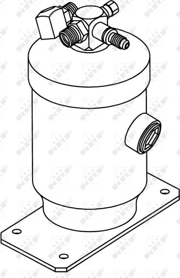 NRF 33219 - Осушувач, кондиціонер autocars.com.ua