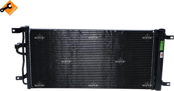 NRF 350225 - Конденсатор, кондиціонер autocars.com.ua