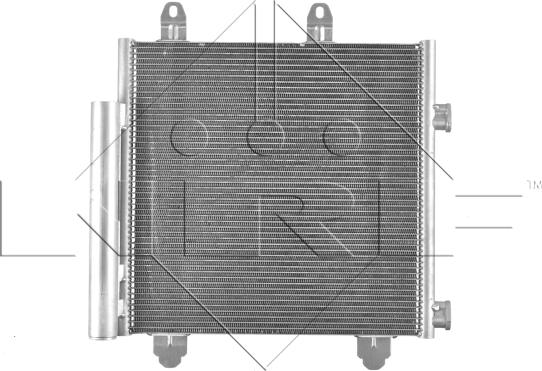 NRF 350231 - Конденсатор кондиционера avtokuzovplus.com.ua