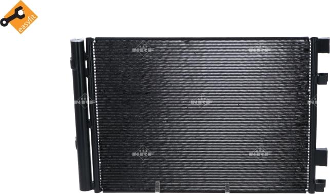 NRF 350434 - Конденсатор, кондиціонер autocars.com.ua