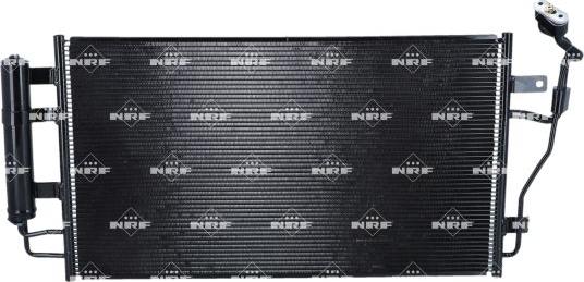 NRF 350443 - Конденсатор, кондиціонер autocars.com.ua