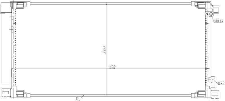 NRF 350498 - Конденсатор, кондиціонер autocars.com.ua