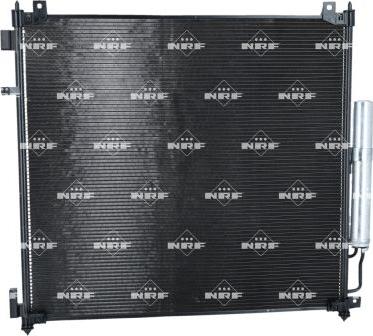 NRF 350604 - Конденсатор, кондиціонер autocars.com.ua