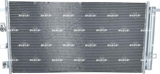 NRF 350631 - Конденсатор, кондиціонер autocars.com.ua