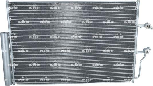 NRF 350634 - Конденсатор, кондиціонер autocars.com.ua