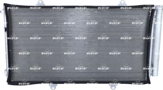 NRF 350657 - Конденсатор, кондиціонер autocars.com.ua
