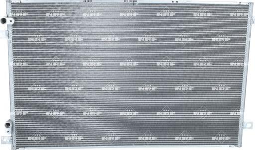 NRF 350683 - Конденсатор, кондиціонер autocars.com.ua